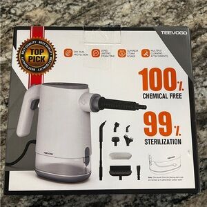 Teevogo Handheld Garment Steamer in Light Gray